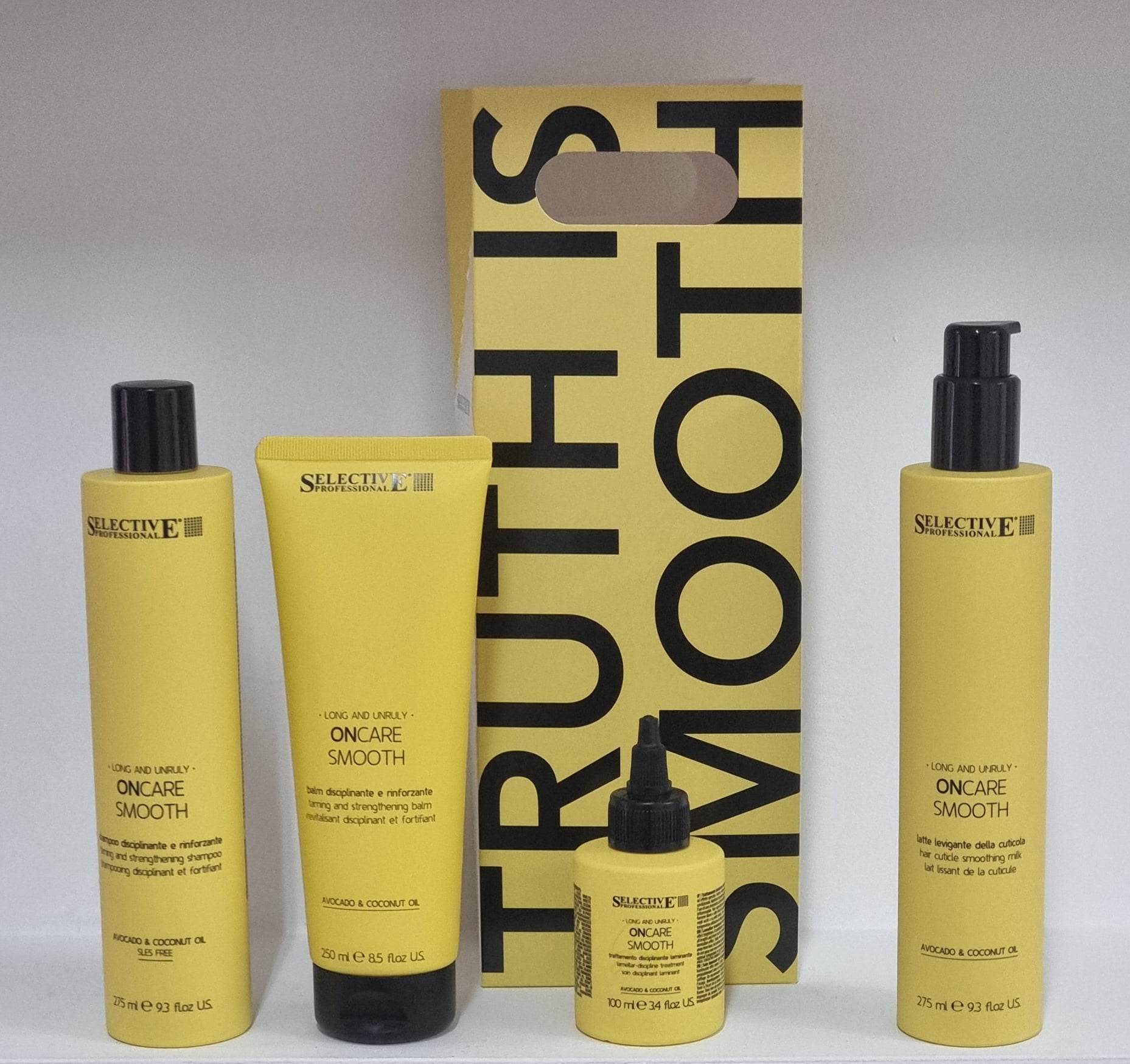 On Care Smooth Kit ( Shampoo + Balm + Smoothing Milk + Super Smooth